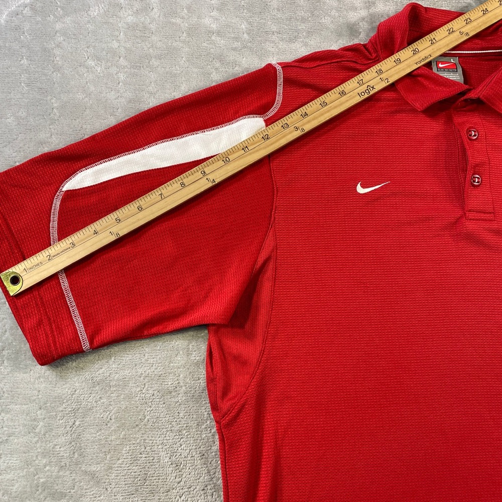 Vintage Arkansas Razorbacks Nike Polo Shirt Mens Large NCAA College Fan Football - Picture 6 of 12